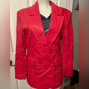 Vintage 1980’s Jarred’s leather blazer S